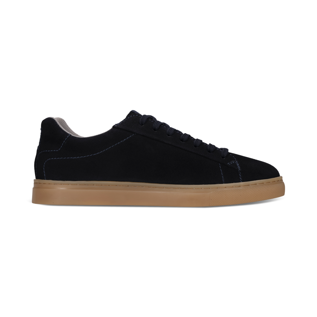 Sneaker da uomo Bugatti in camoscio blu navy