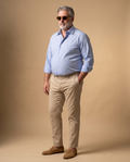 Camicia principe di Galles azzurra — EXTRA LARGE