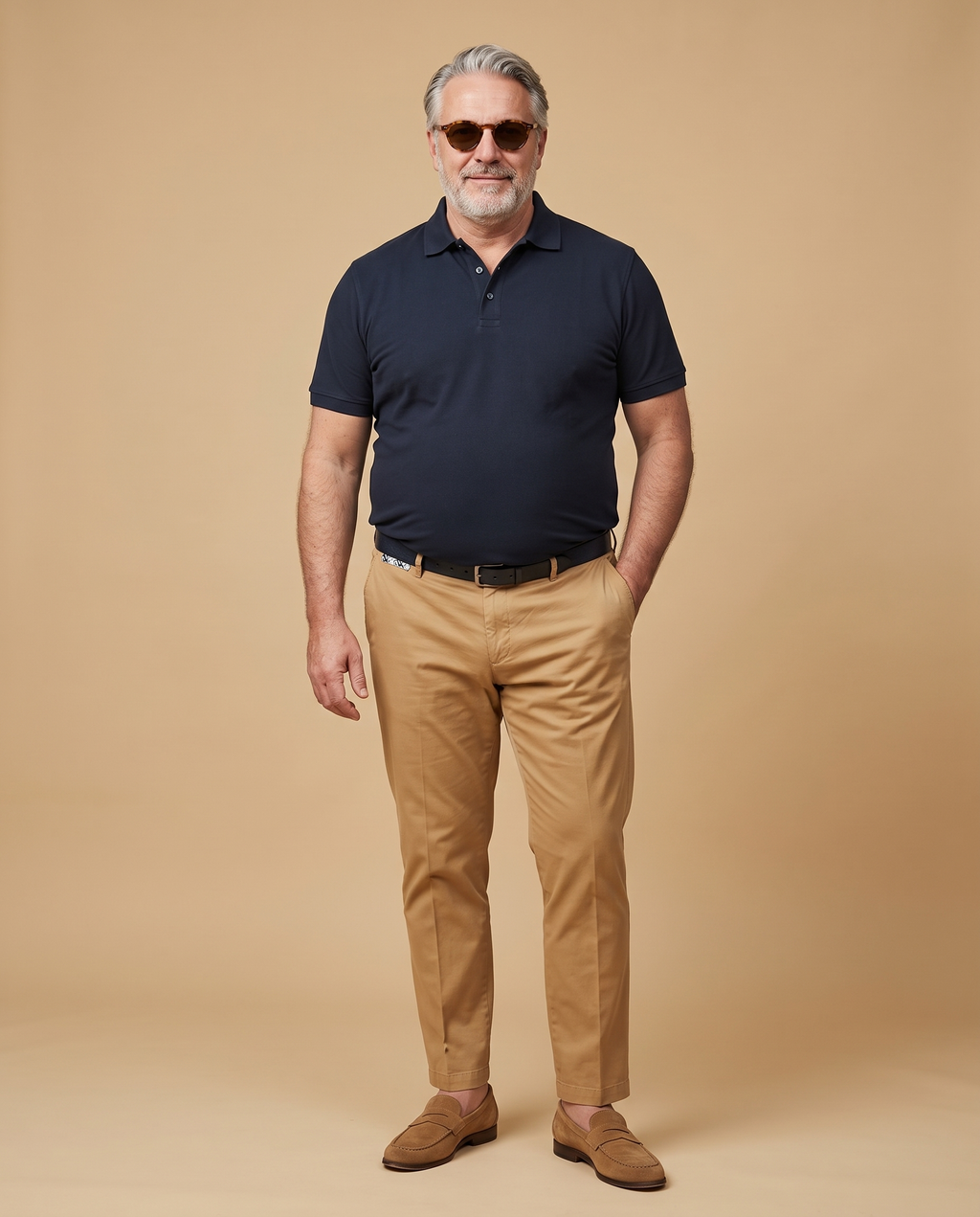 Chino color camel de algodón — EXTRA LARGE