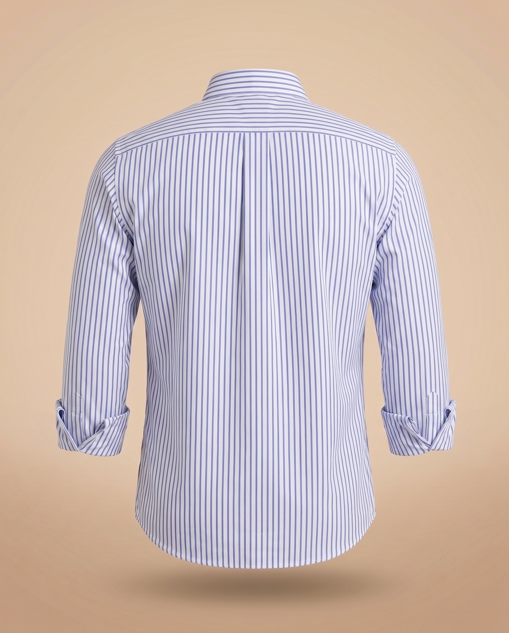 Camicia a righe bengala blu – retro
