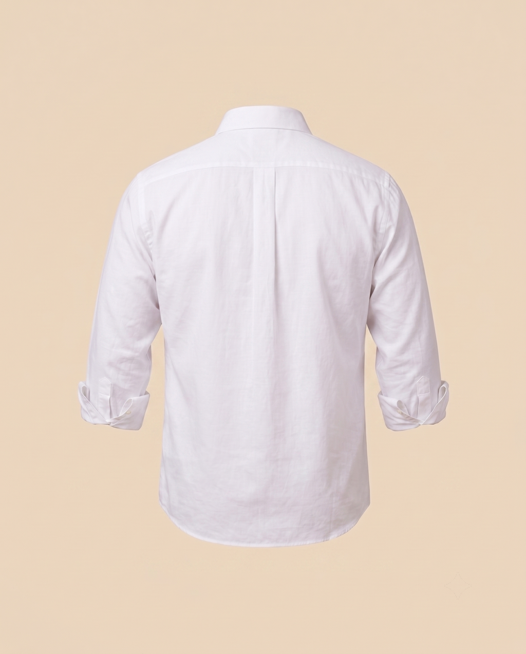 Camicia bianca in cotone – retro