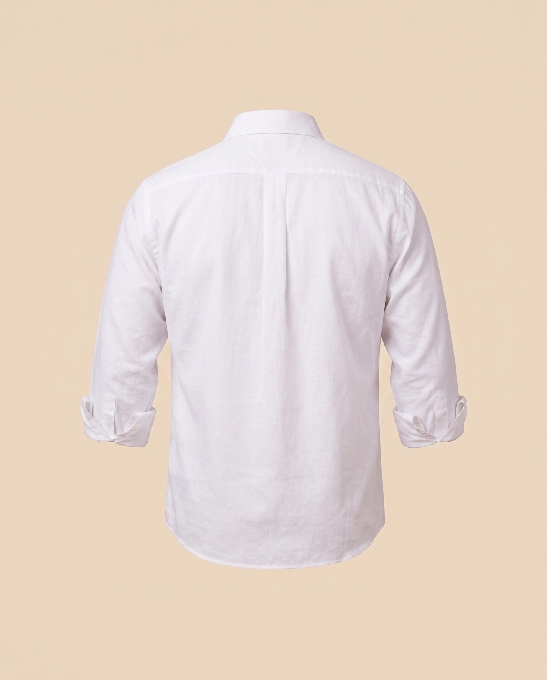 Camicia bianca in cotone – retro