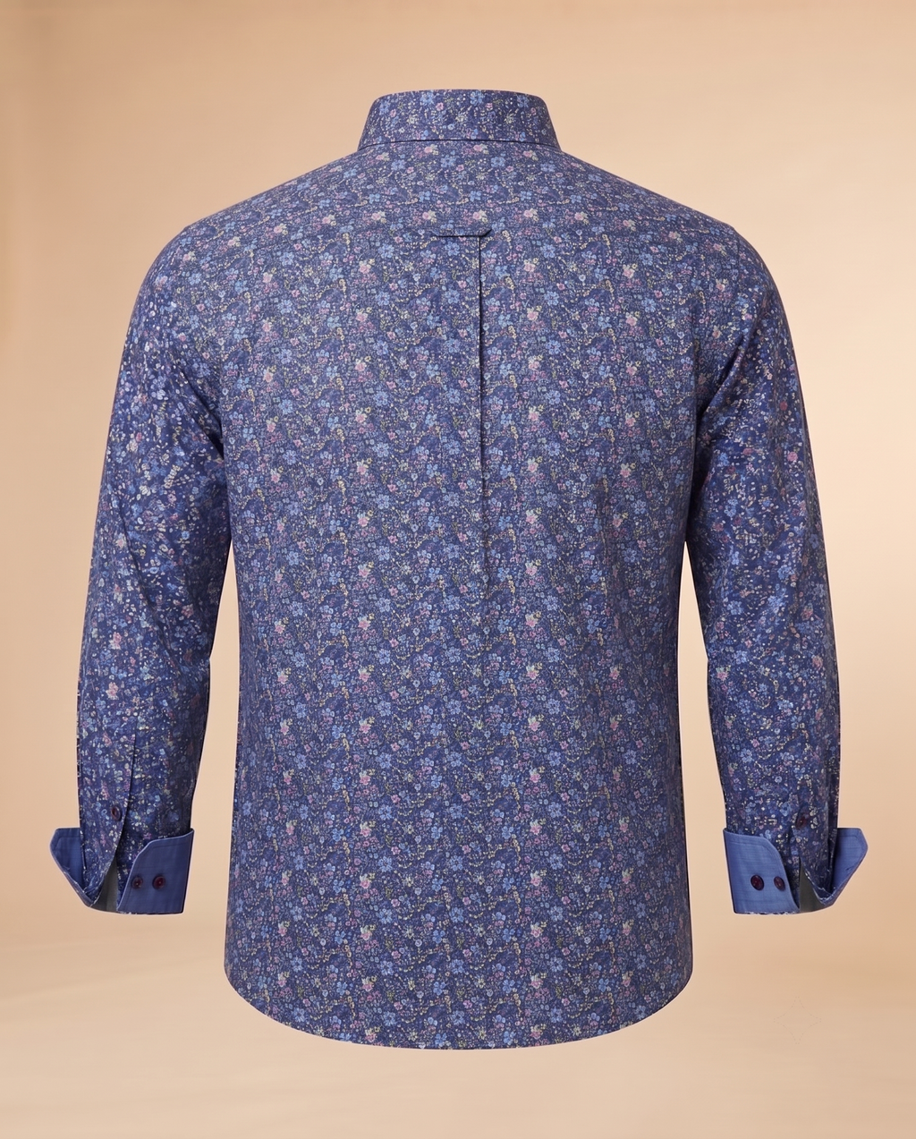 Camicia button-down floreale multicolor – retro