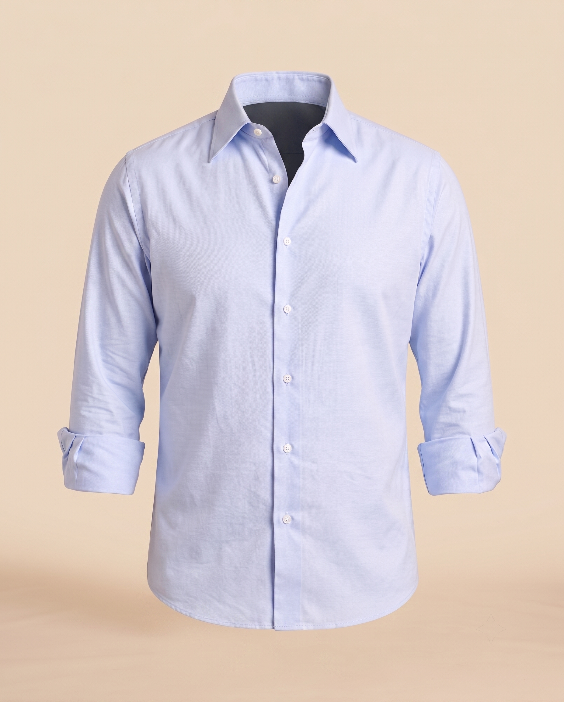 Camicia oxford azzurra – fronte