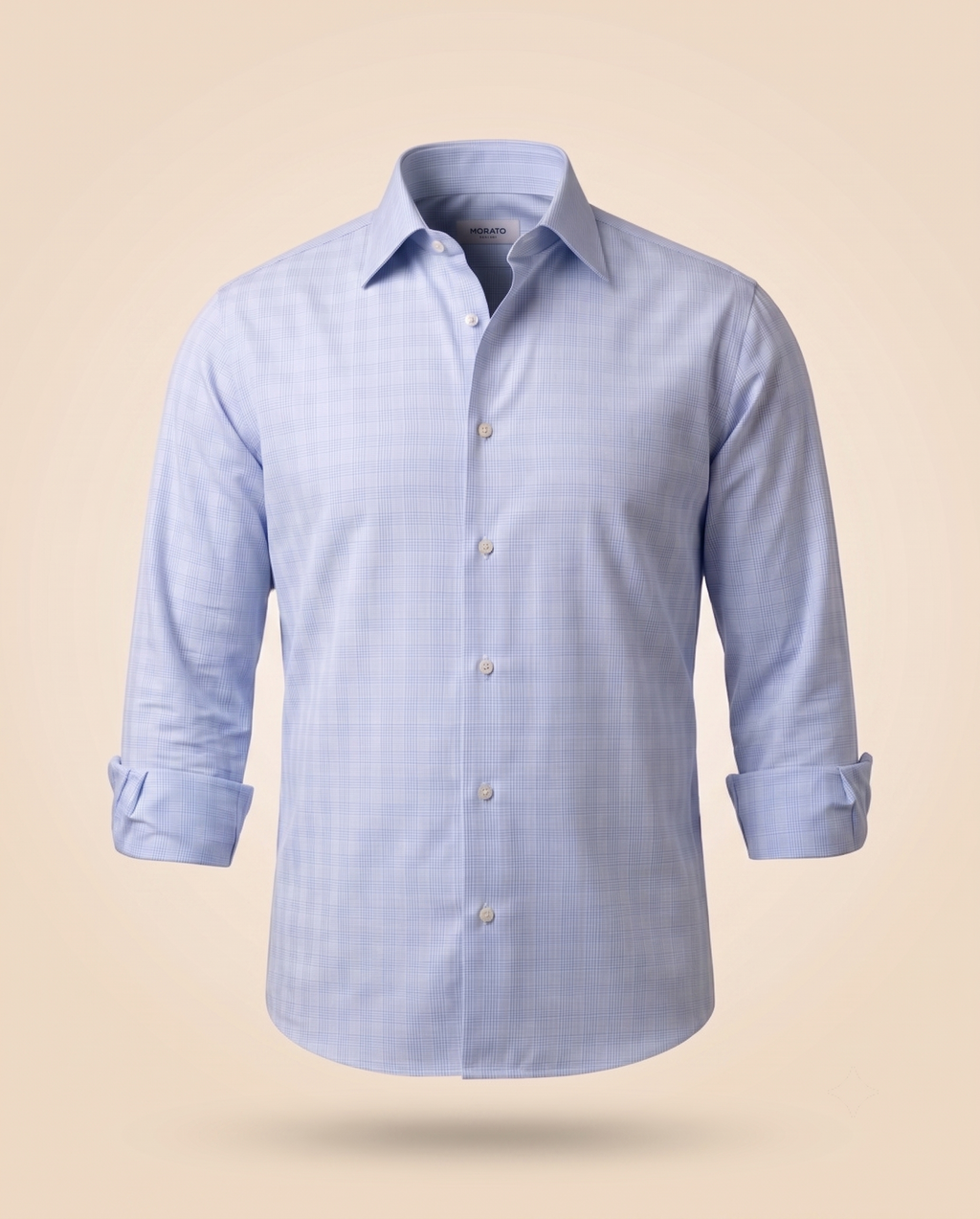Camicia principe di Galles azzurra – fronte