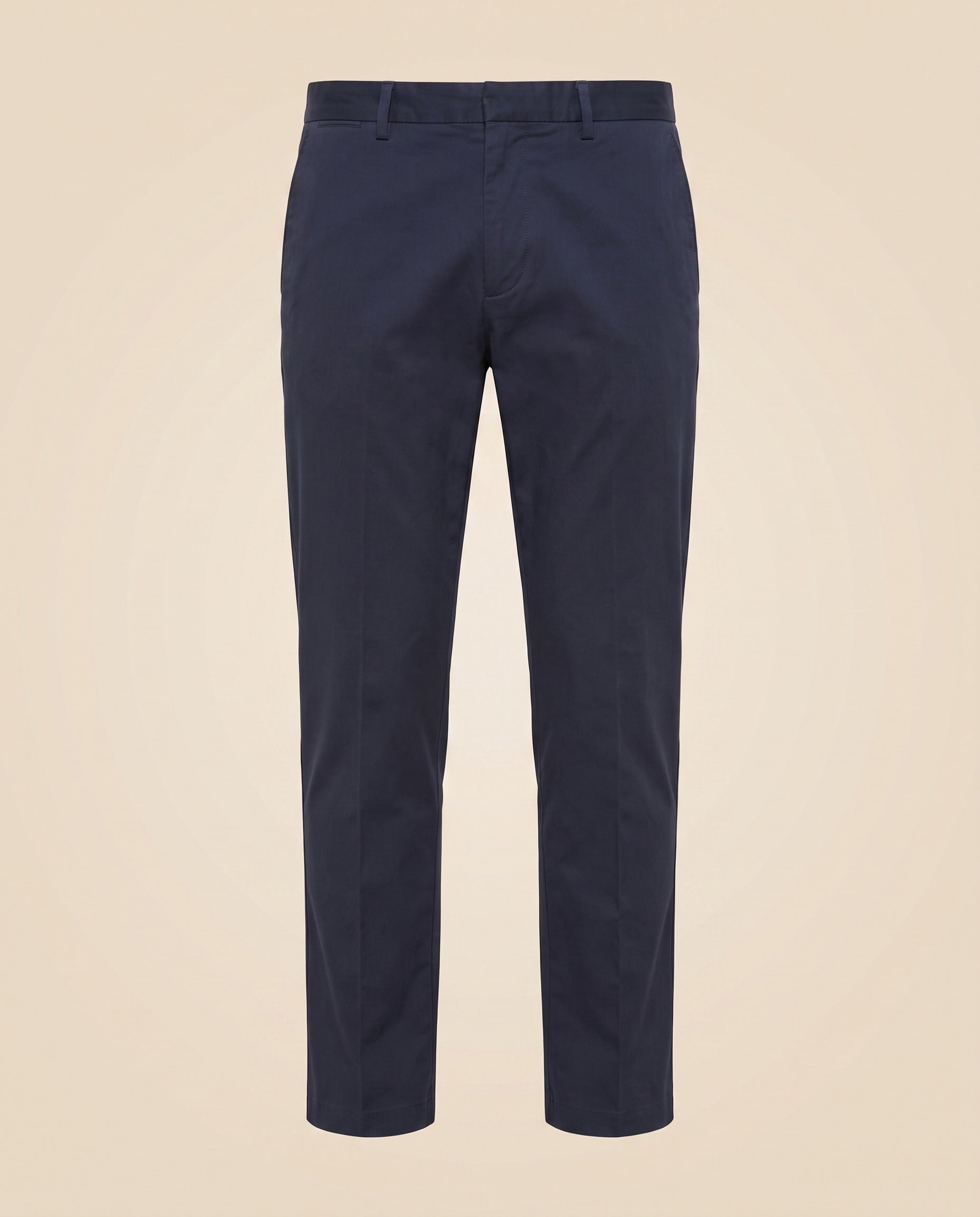 Chino blu navy in cotone – fronte