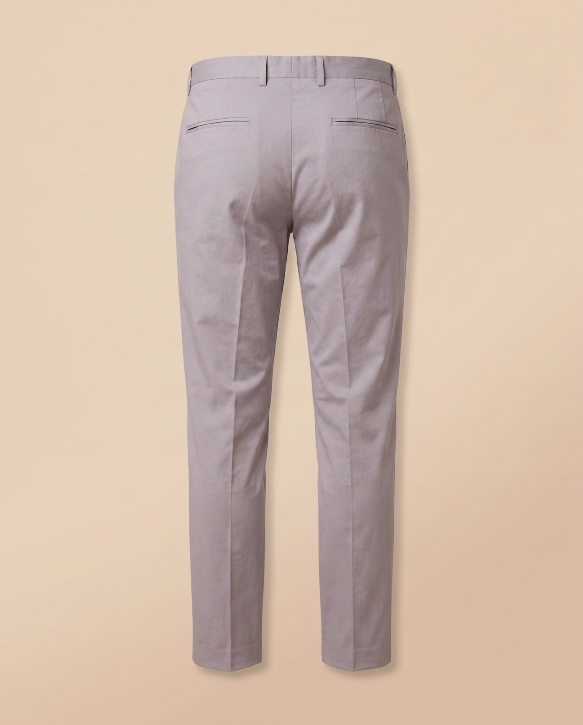 Chino grigio chiaro in cotone – retro