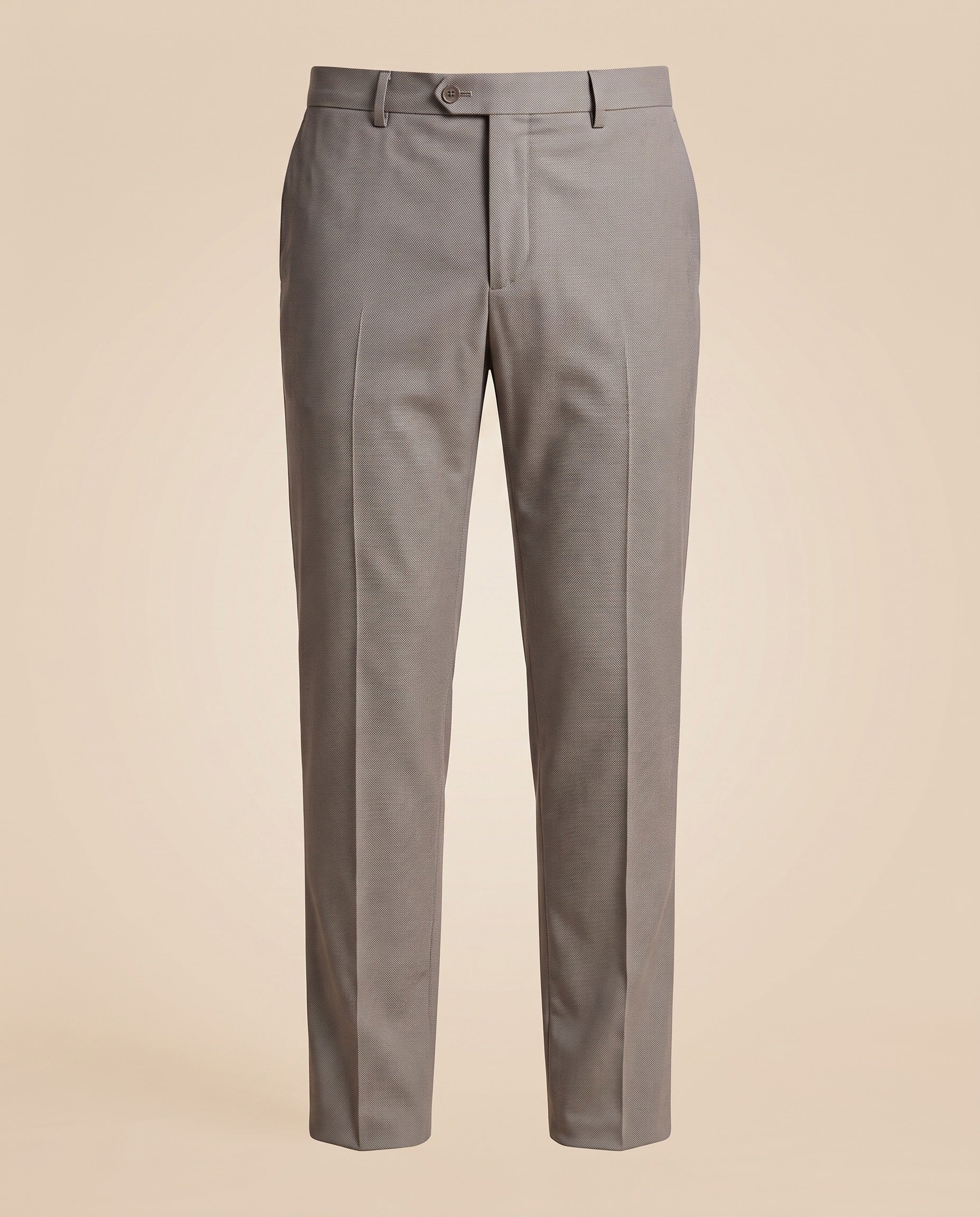 Chino grigio tortora in cotone – fronte