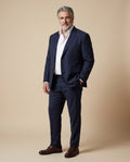 Completo blu navy giacca e pantaloni — EXTRA LARGE