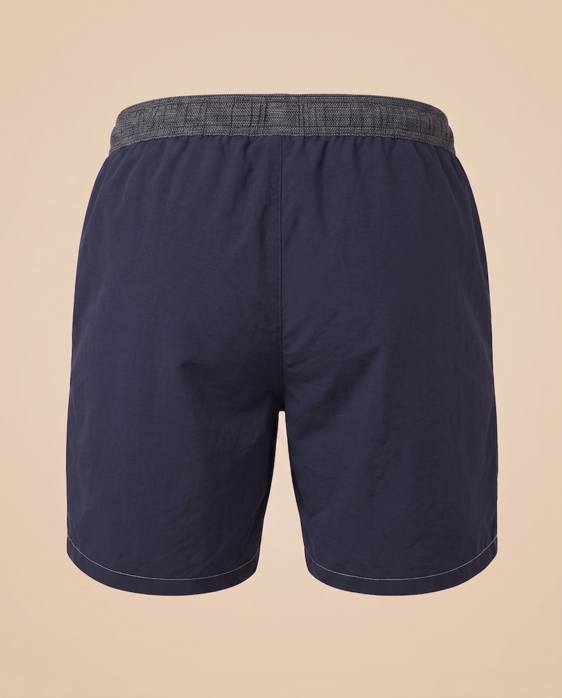 Bañador azul marino liso – trasero