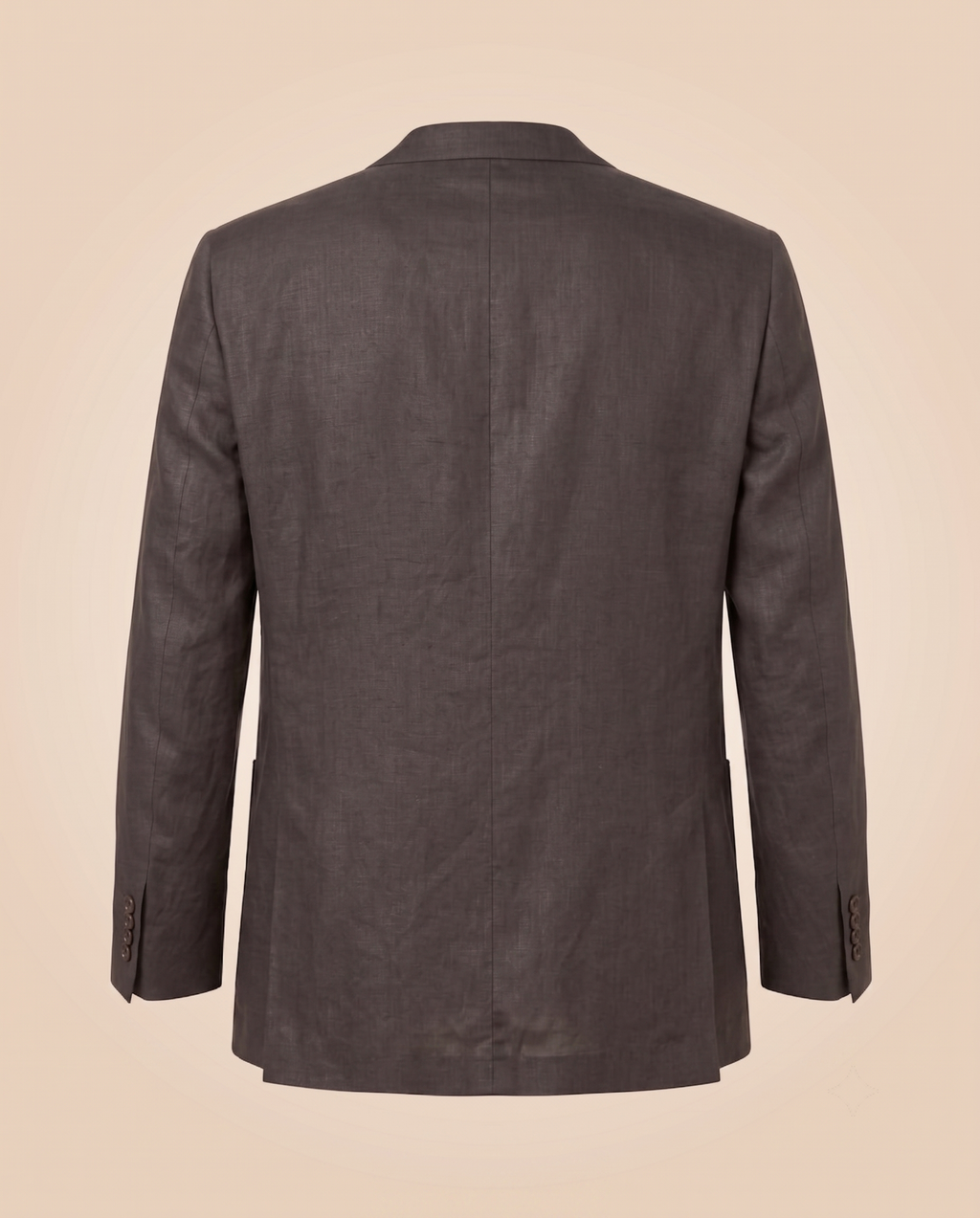 Giacca di lino grigio scuro – retro