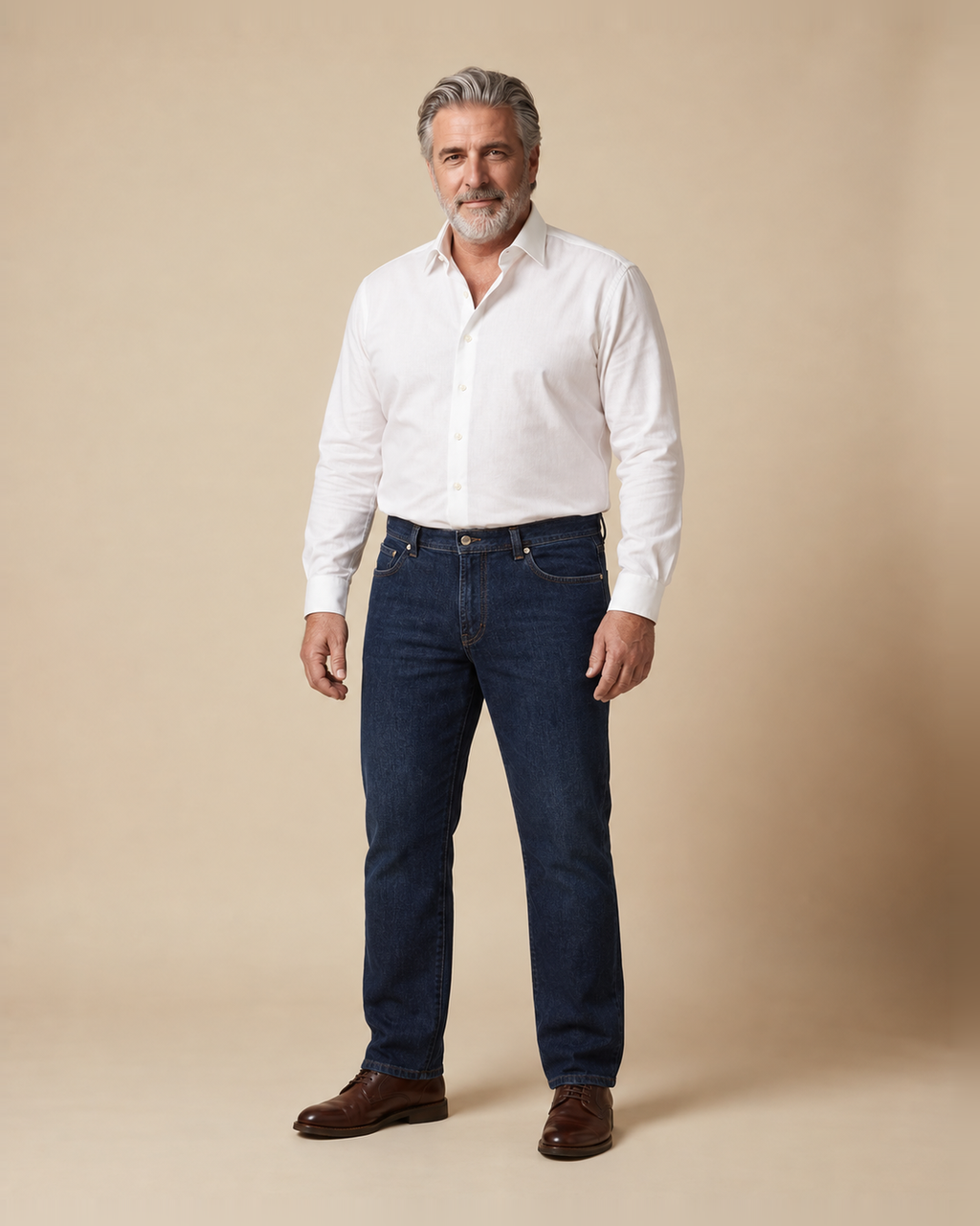 Jeans 5 tasche blu indaco — EXTRA LARGE