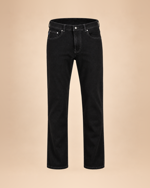 Black 5-pocket jeans – front