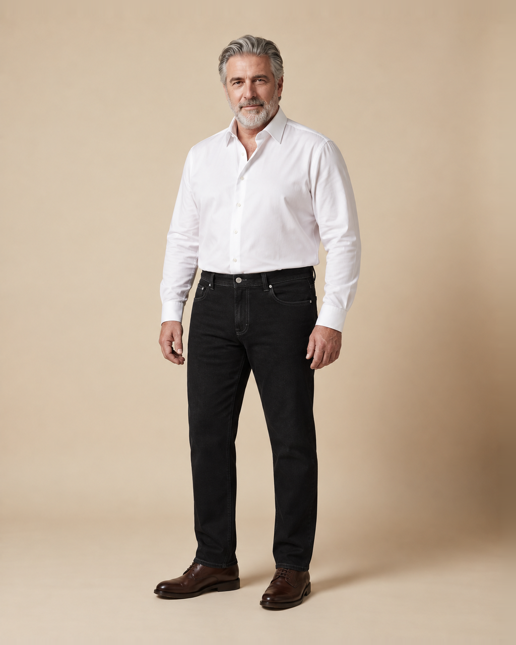 Jeans 5 tasche nero — EXTRA LARGE