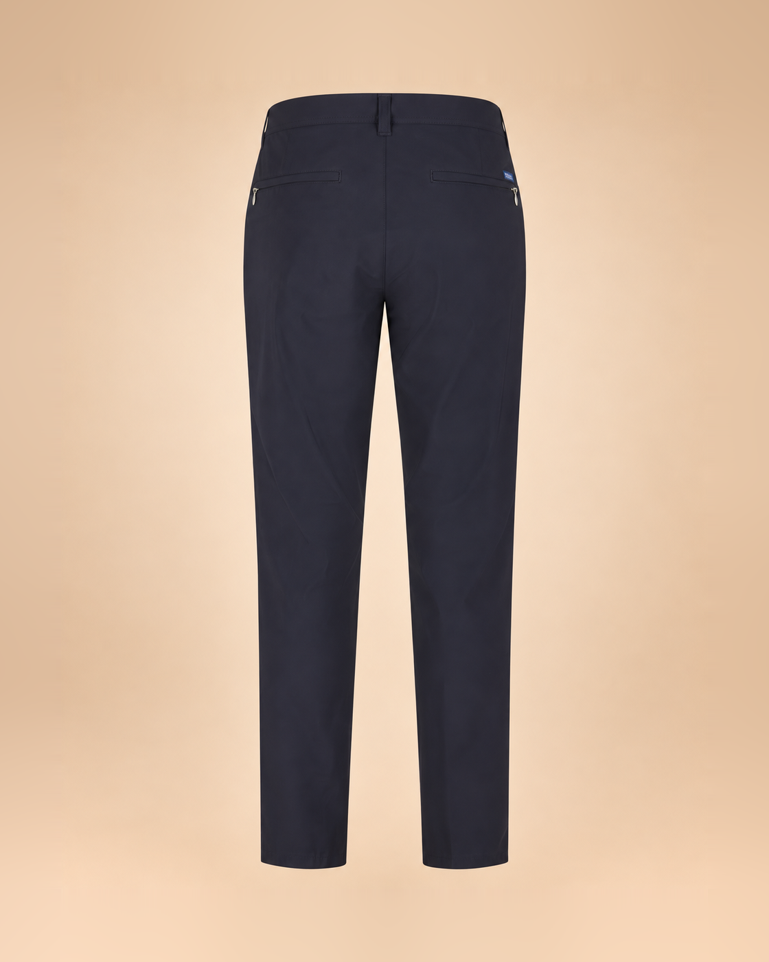 Pantalone blu navy con tasche zip – retro