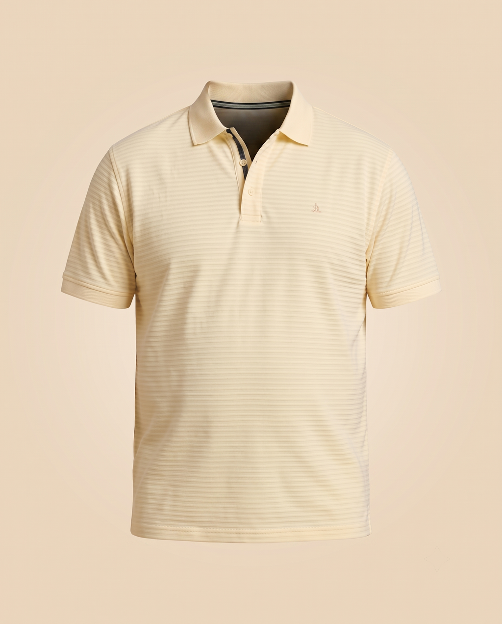 Polo gialla a righe sottili – fronte