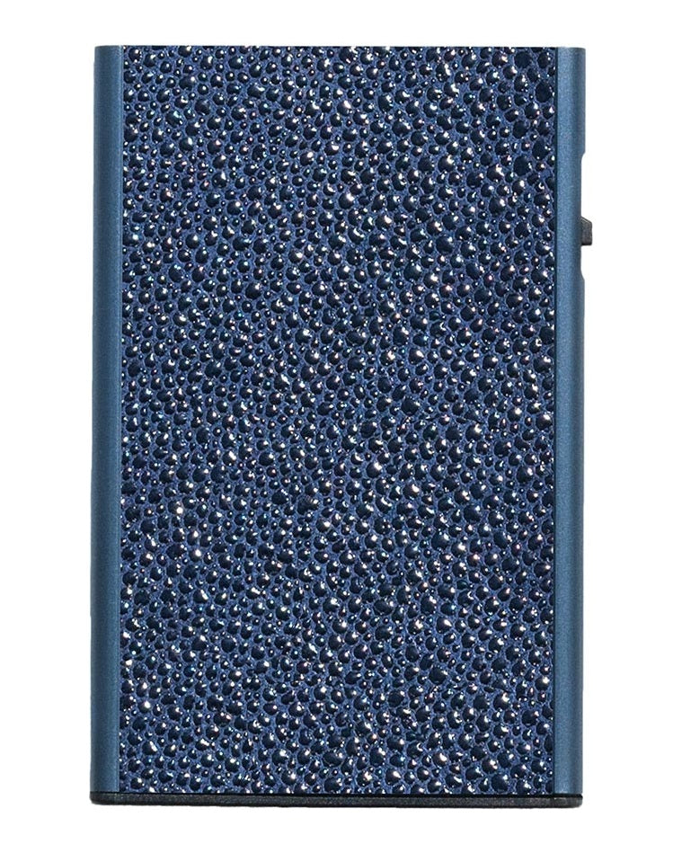 Porta carte blu stampa razza — EXTRA LARGE