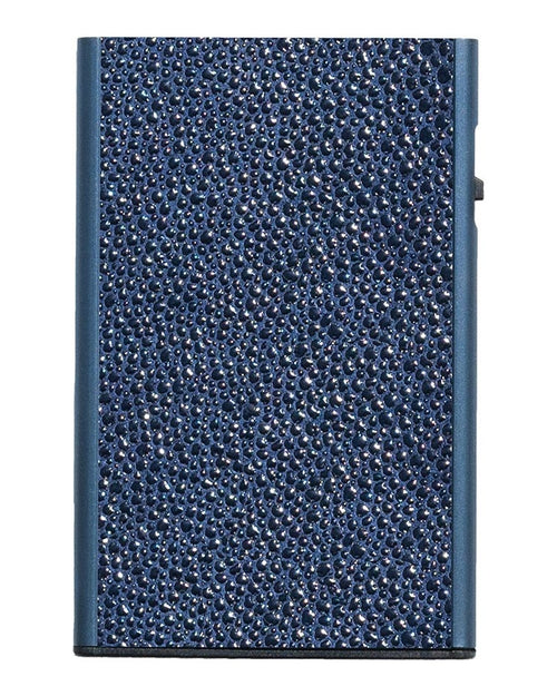 Porta carte blu stampa razza — EXTRA LARGE