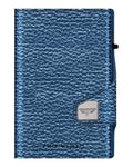 Portafoglio blu navy metallizzato — EXTRA LARGE