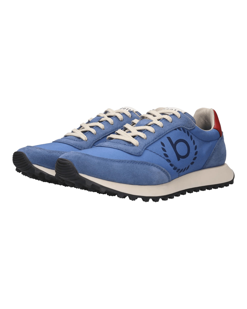 Sneaker blu royal in camoscio e nylon – coppia
