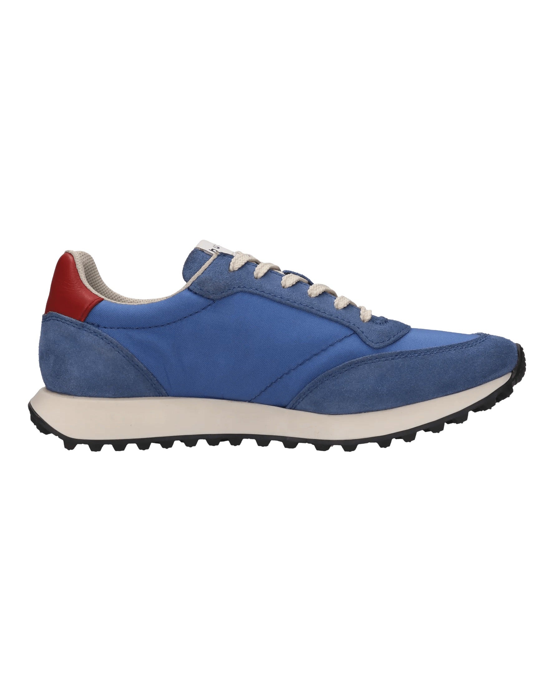 Zapatillas azul royal de ante y nailon – lado interior