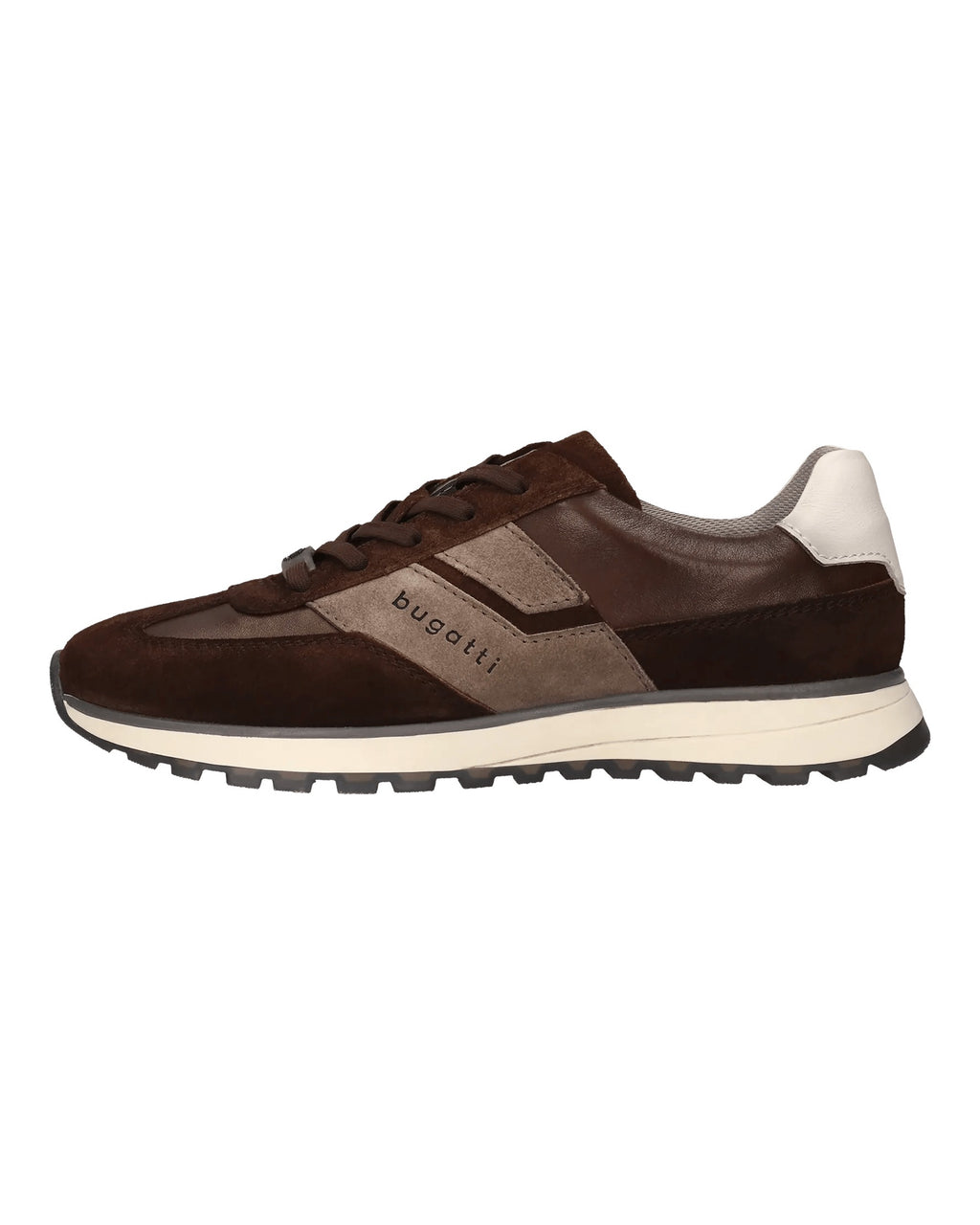 Sneaker marrone in camoscio – lato esterno