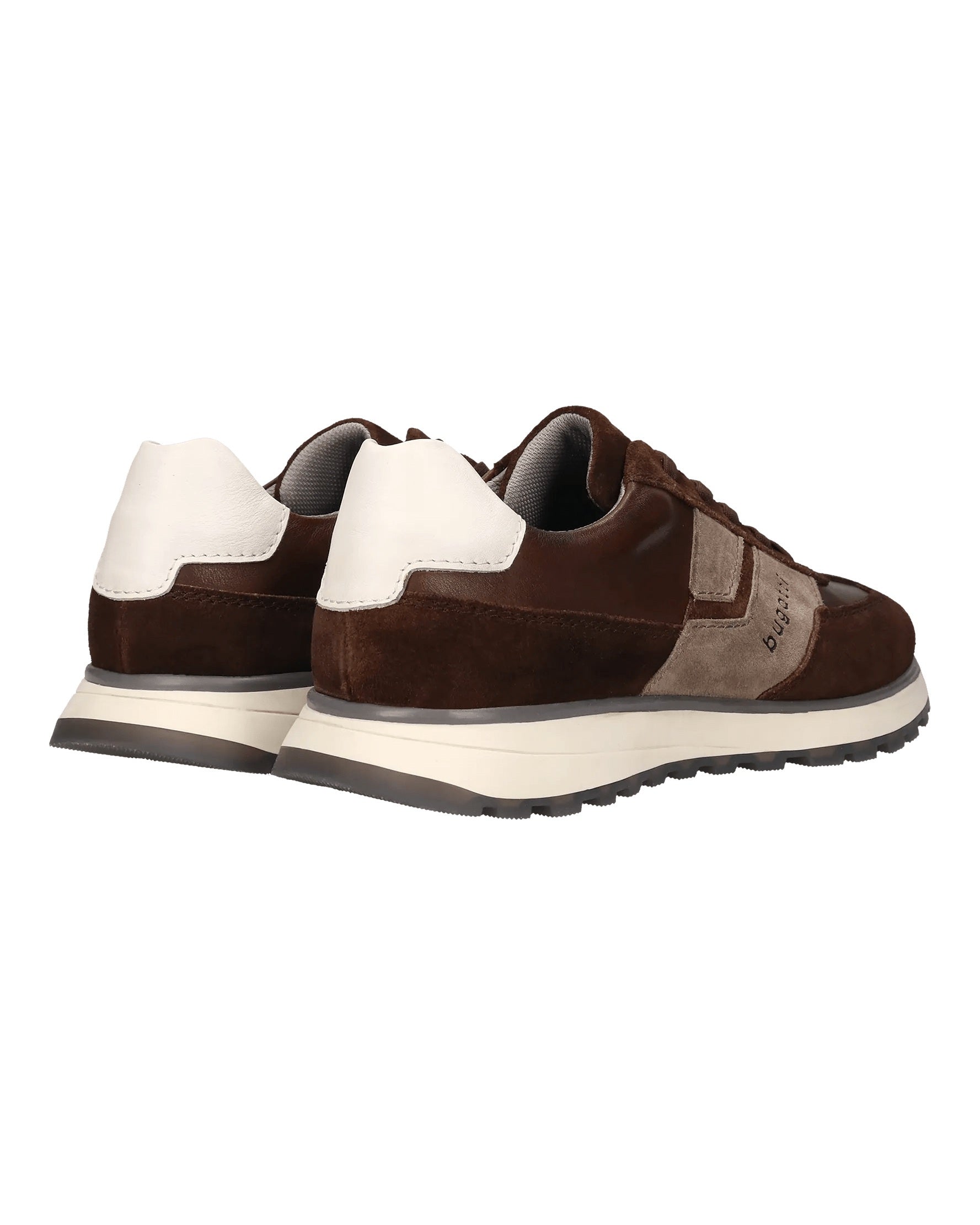 Zapatillas marrones de ante – vista trasera
