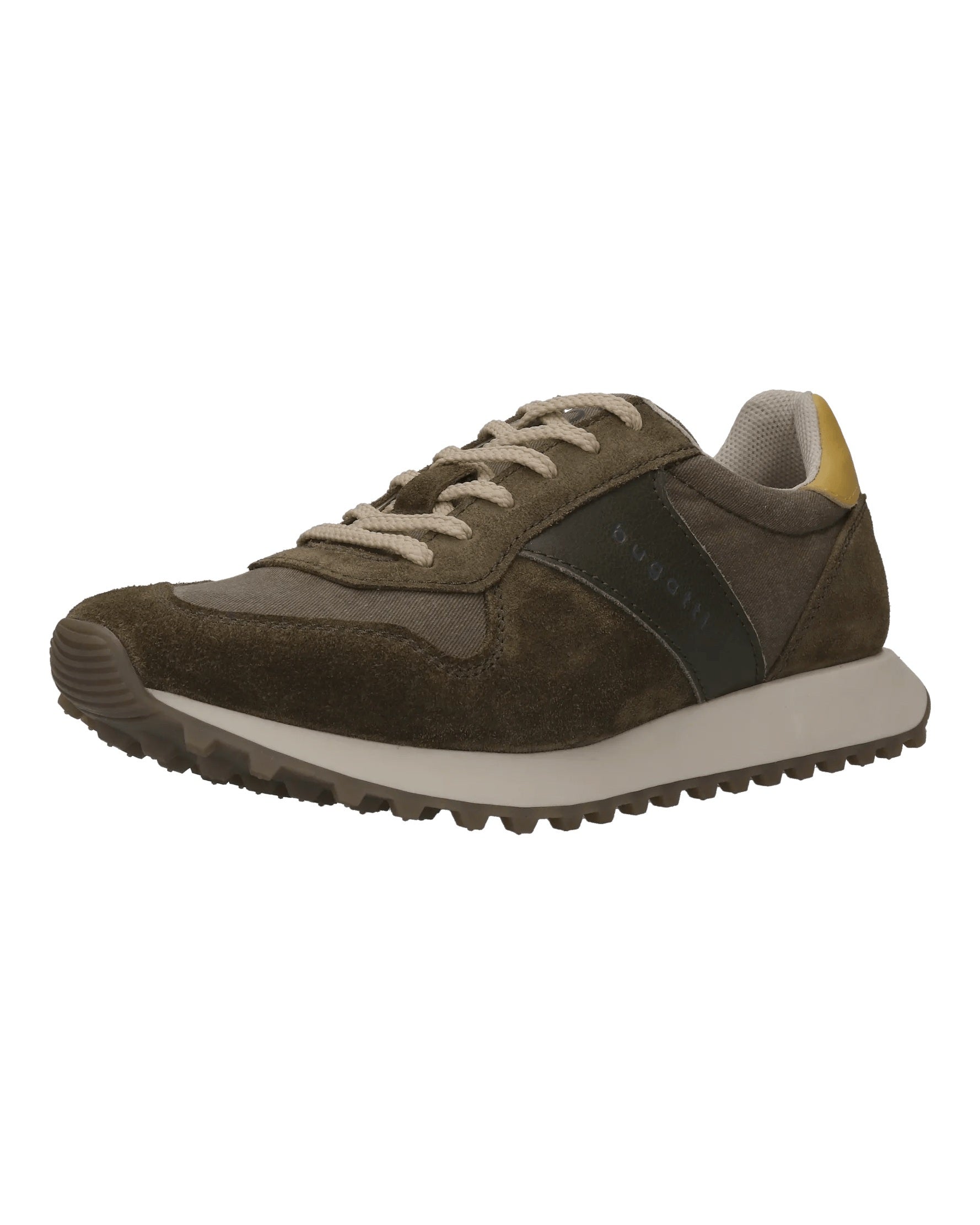 Zapatillas verde oliva de ante y nailon — EXTRA LARGE