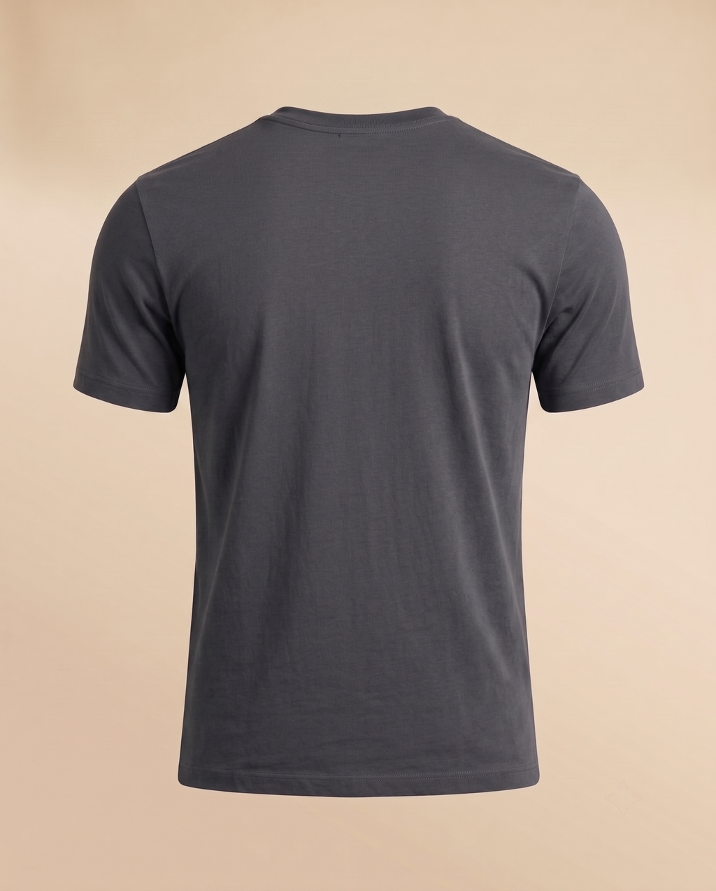 T-shirt nera in cotone – retro