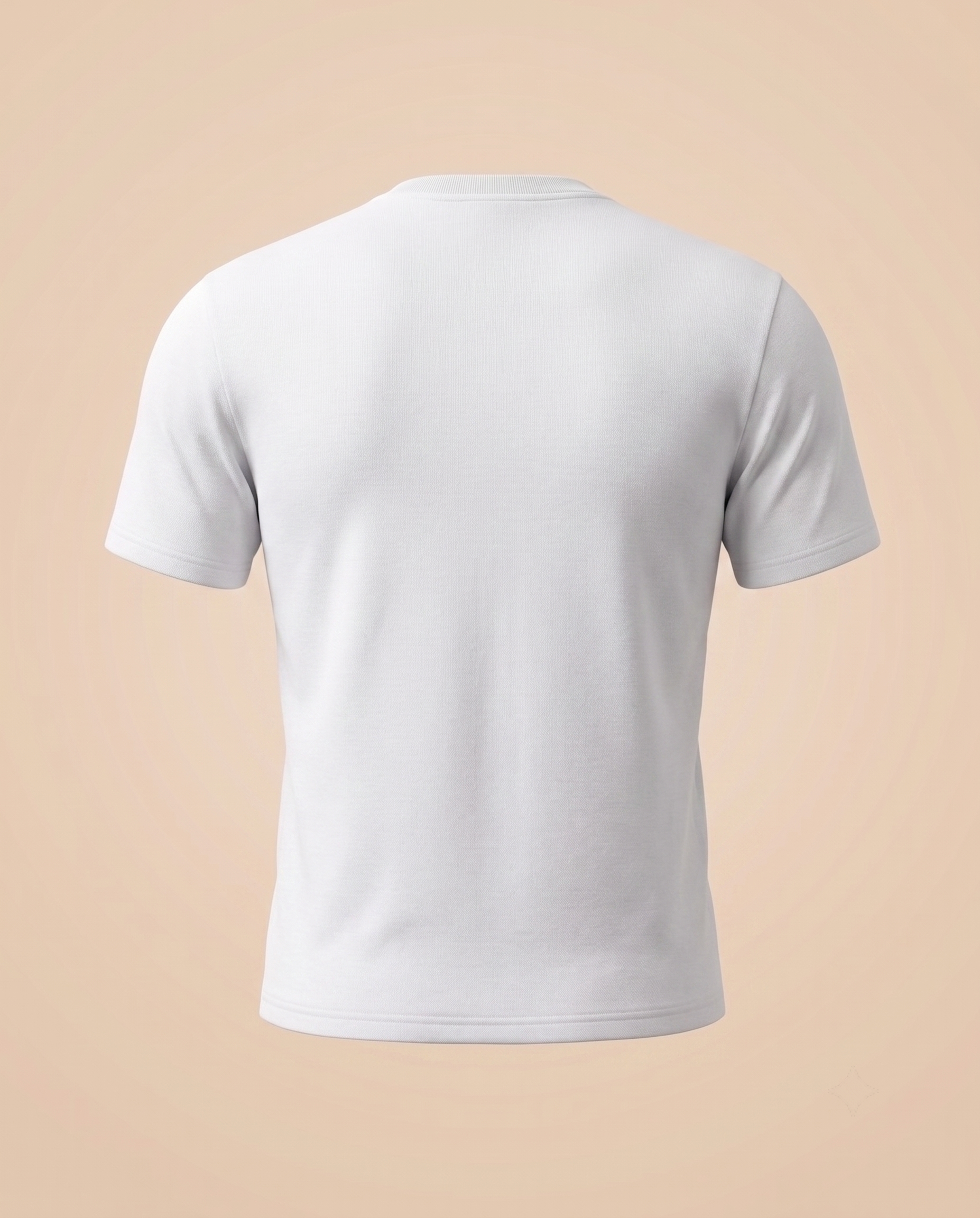 Camiseta blanca de algodón – trasero